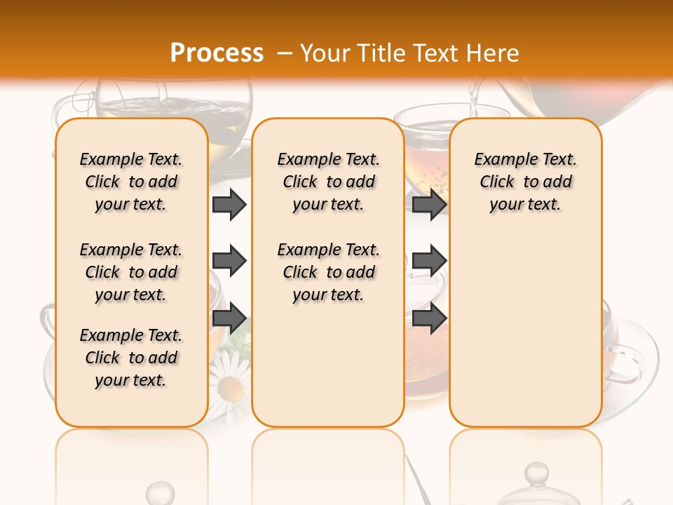 Pouring Breakfast Teapot PowerPoint Template