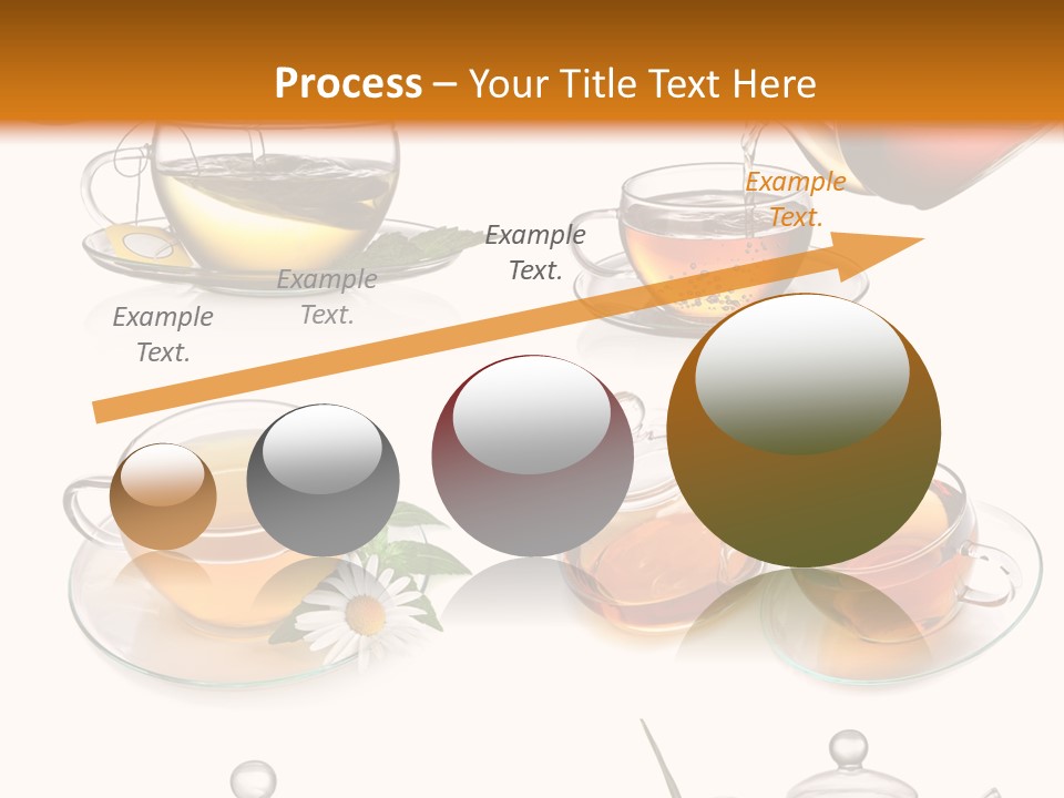 Pouring Breakfast Teapot PowerPoint Template