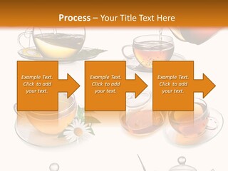 Pouring Breakfast Teapot PowerPoint Template
