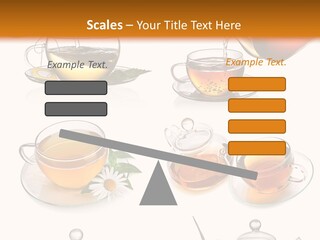 Pouring Breakfast Teapot PowerPoint Template