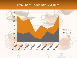 Pouring Breakfast Teapot PowerPoint Template