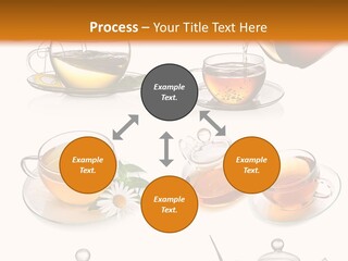 Pouring Breakfast Teapot PowerPoint Template