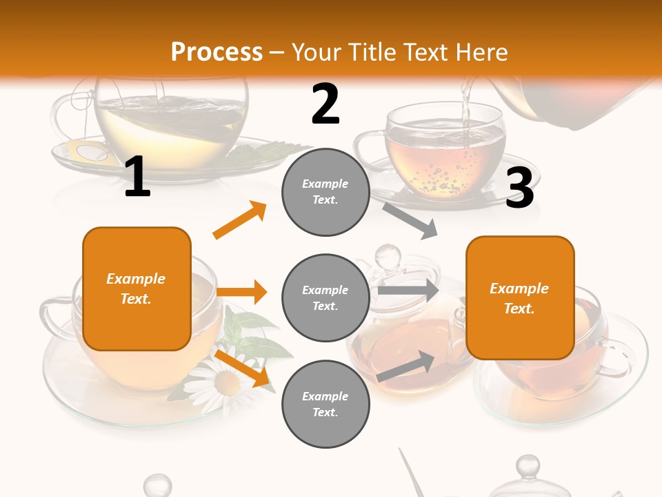 Pouring Breakfast Teapot PowerPoint Template