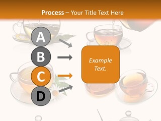 Pouring Breakfast Teapot PowerPoint Template