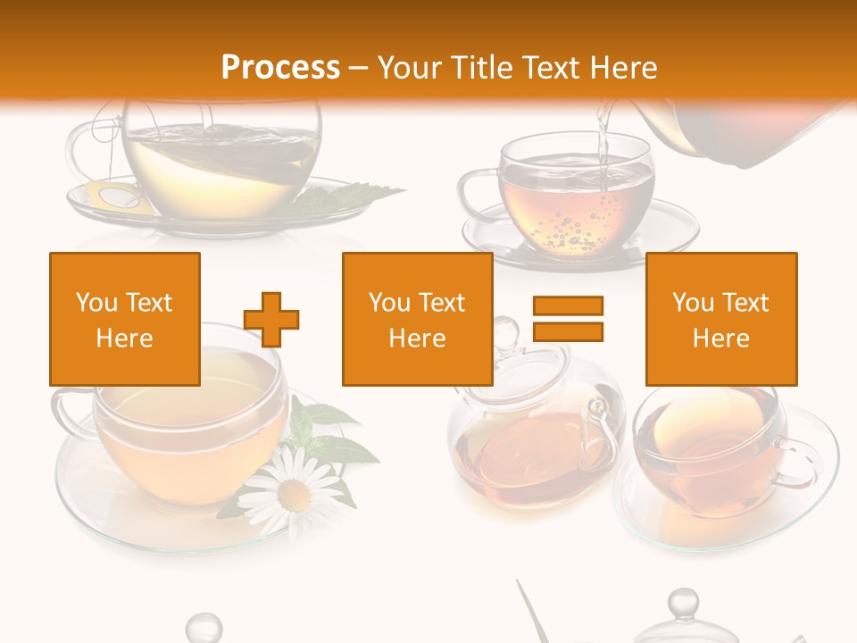 Pouring Breakfast Teapot PowerPoint Template