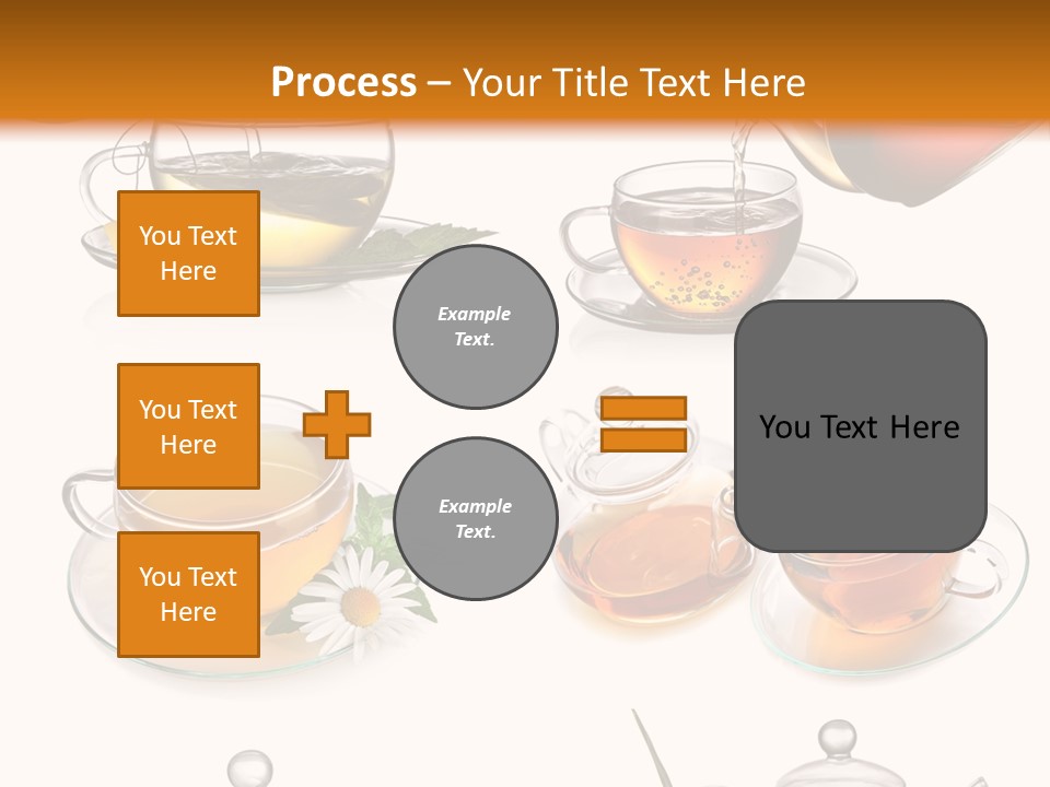 Pouring Breakfast Teapot PowerPoint Template