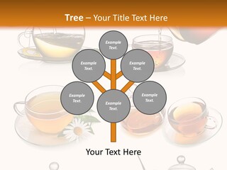 Pouring Breakfast Teapot PowerPoint Template