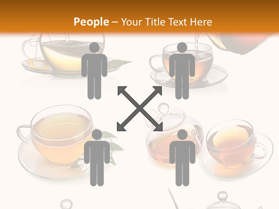 Pouring Breakfast Teapot PowerPoint Template