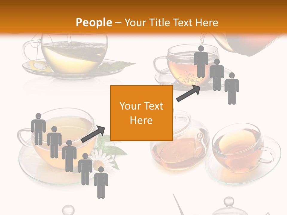 Pouring Breakfast Teapot PowerPoint Template