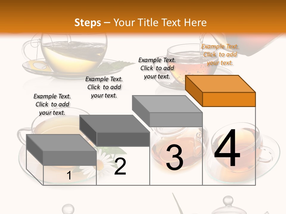 Pouring Breakfast Teapot PowerPoint Template