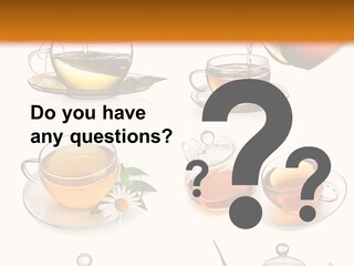 Pouring Breakfast Teapot PowerPoint Template