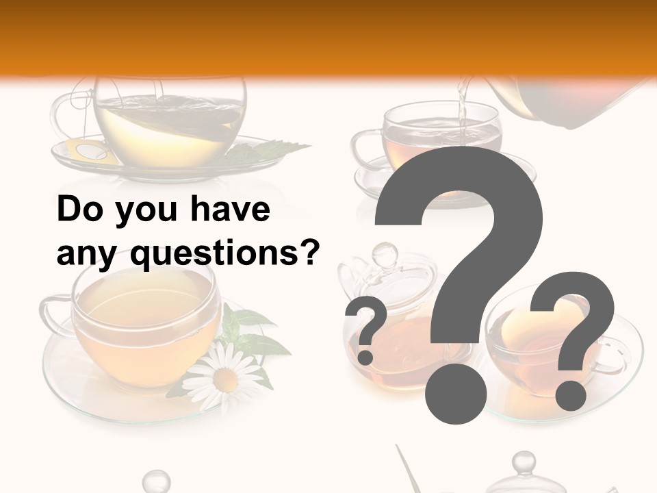 Pouring Breakfast Teapot PowerPoint Template