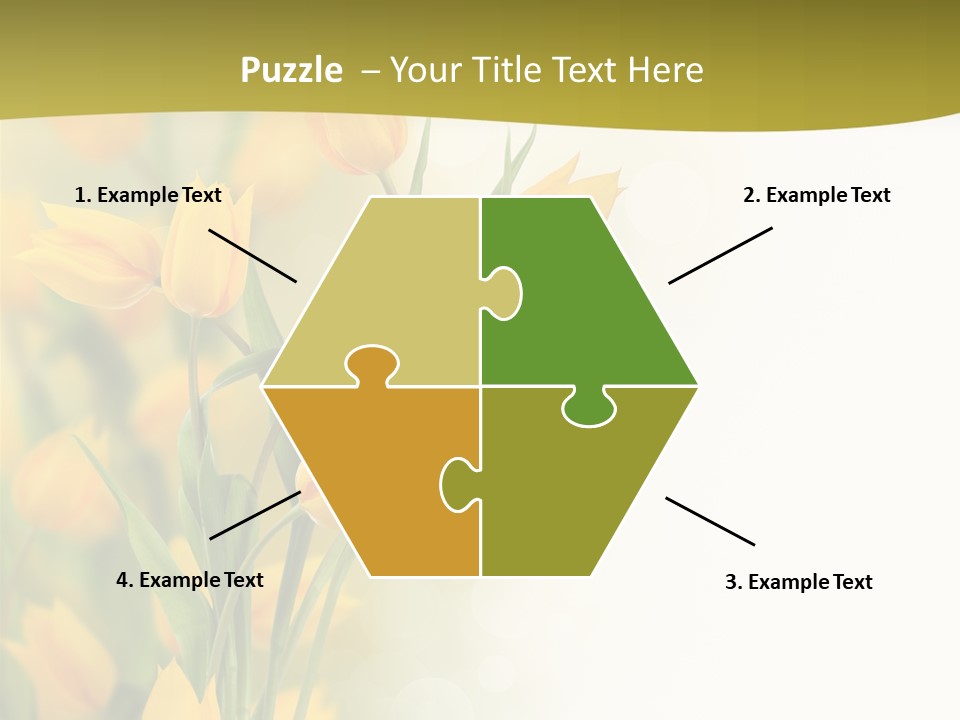 Petals Living Plant Agriculture PowerPoint Template