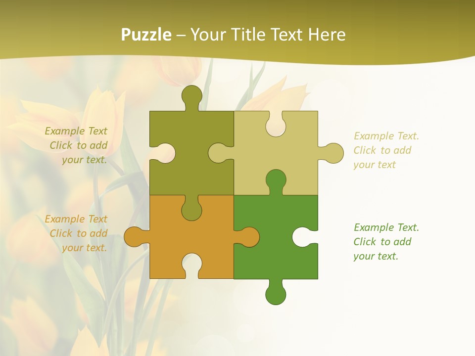 Petals Living Plant Agriculture PowerPoint Template