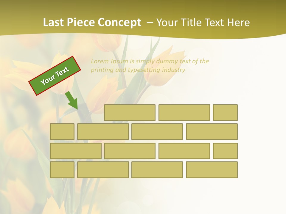 Petals Living Plant Agriculture PowerPoint Template