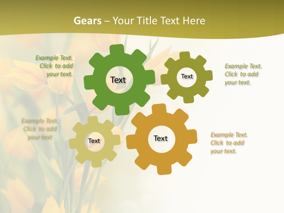 Petals Living Plant Agriculture PowerPoint Template