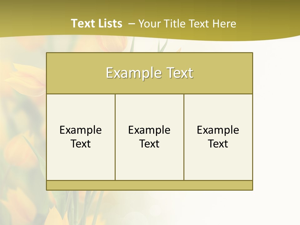 Petals Living Plant Agriculture PowerPoint Template