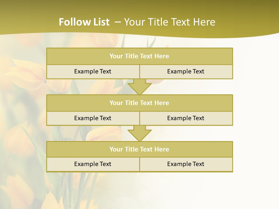 Petals Living Plant Agriculture PowerPoint Template