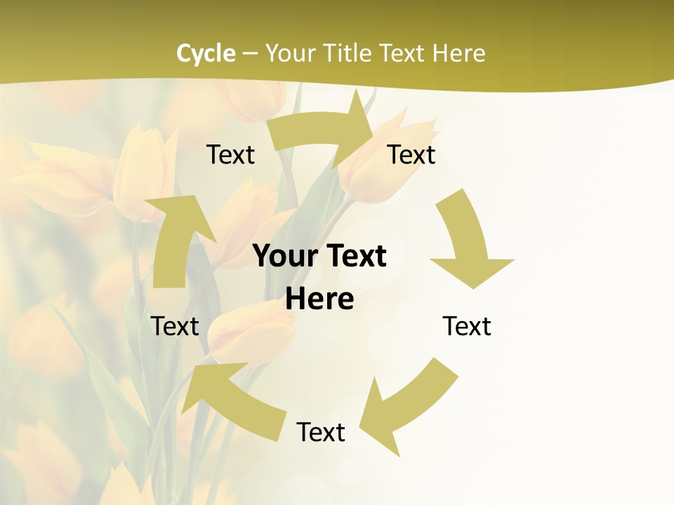 Petals Living Plant Agriculture PowerPoint Template