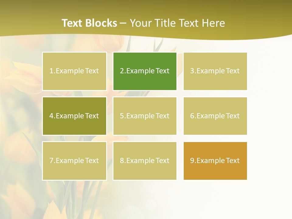 Petals Living Plant Agriculture PowerPoint Template