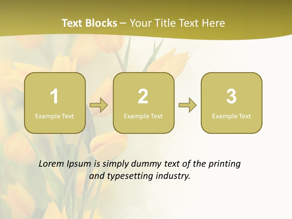 Petals Living Plant Agriculture PowerPoint Template