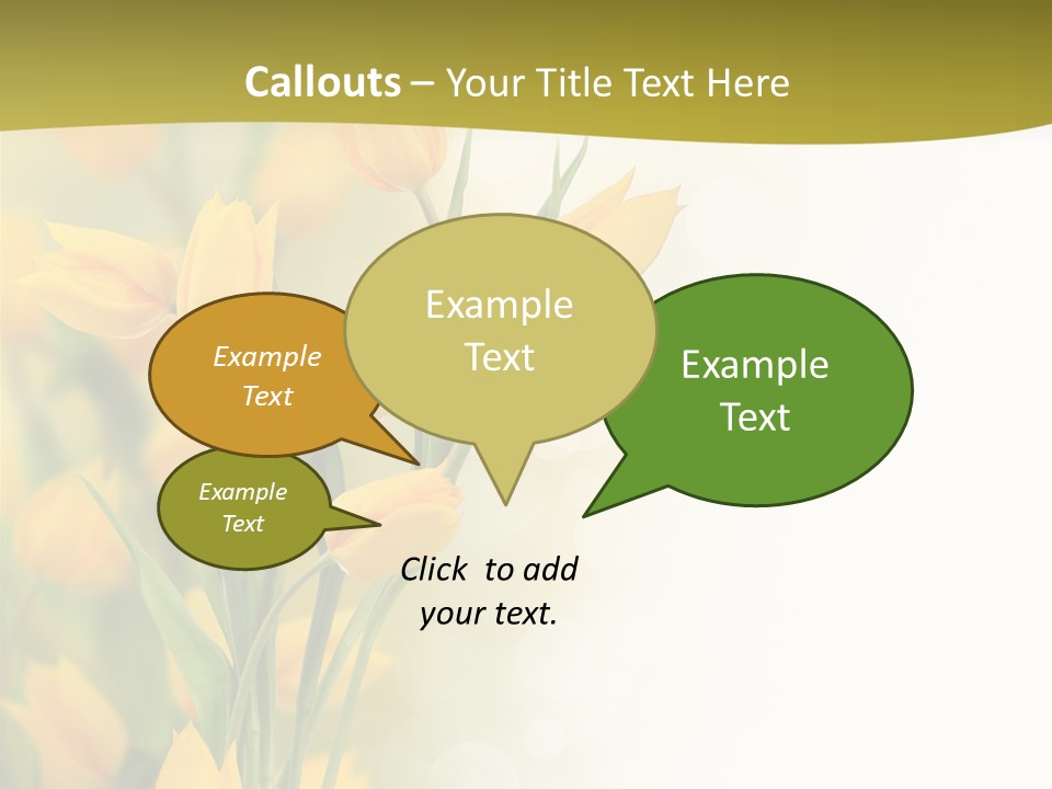 Petals Living Plant Agriculture PowerPoint Template