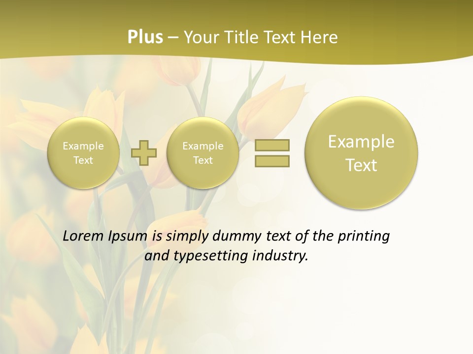 Petals Living Plant Agriculture PowerPoint Template