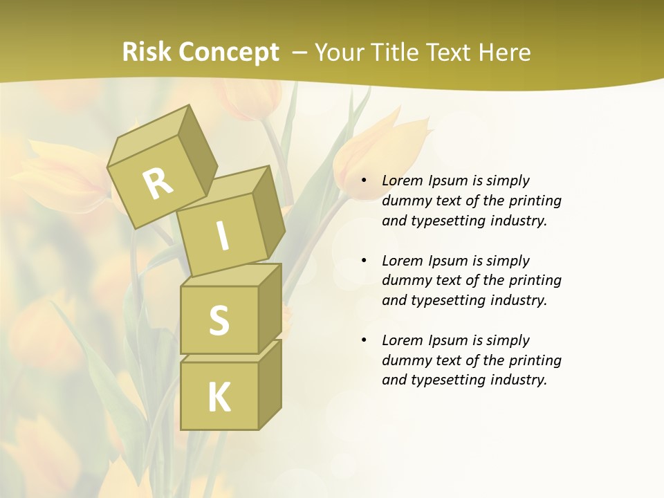 Petals Living Plant Agriculture PowerPoint Template