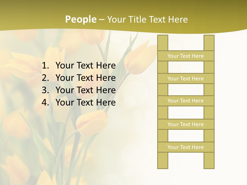 Petals Living Plant Agriculture PowerPoint Template