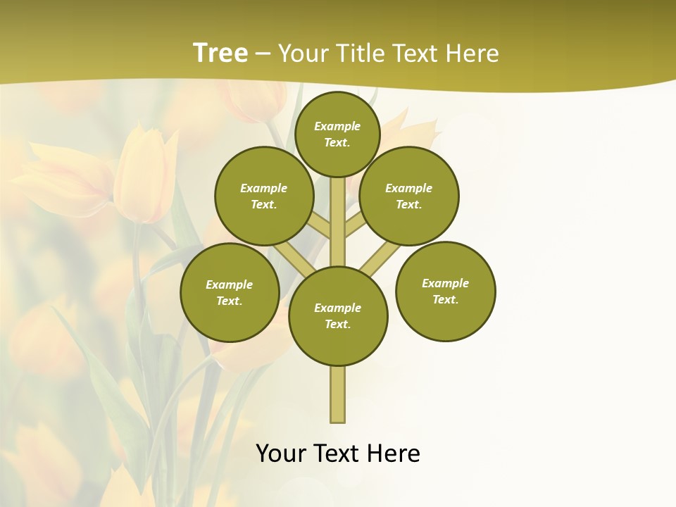 Petals Living Plant Agriculture PowerPoint Template
