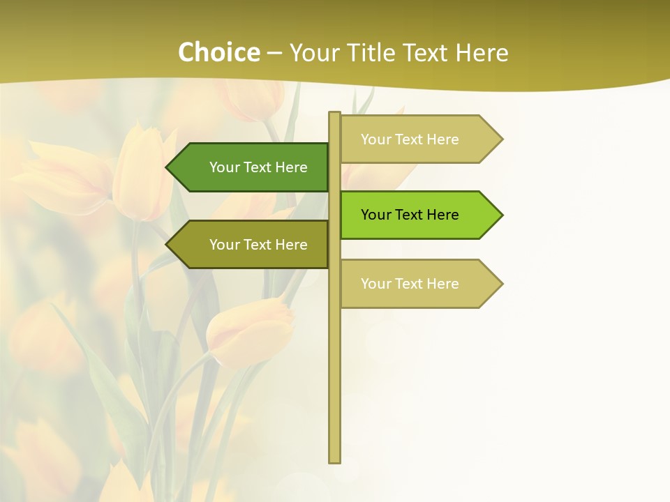 Petals Living Plant Agriculture PowerPoint Template