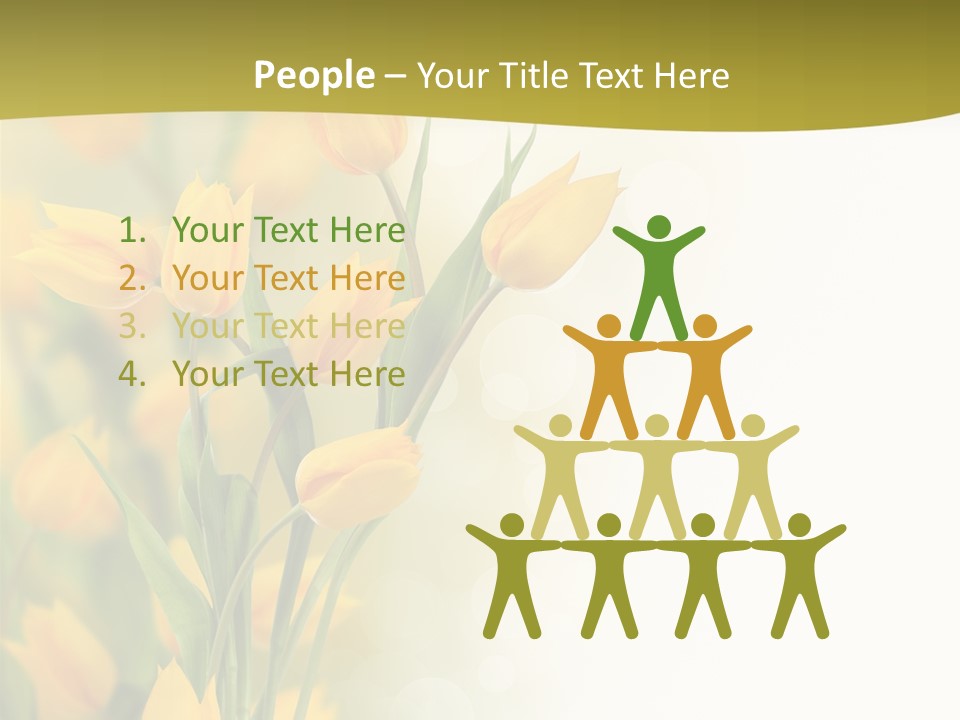 Petals Living Plant Agriculture PowerPoint Template