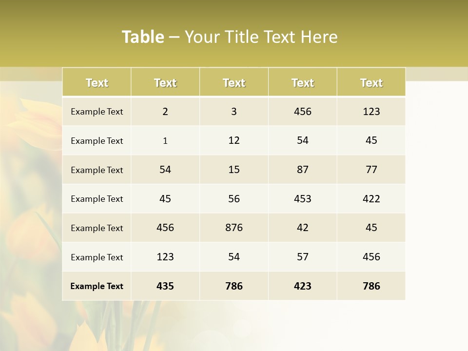 Blossom Plant Agriculture PowerPoint Template