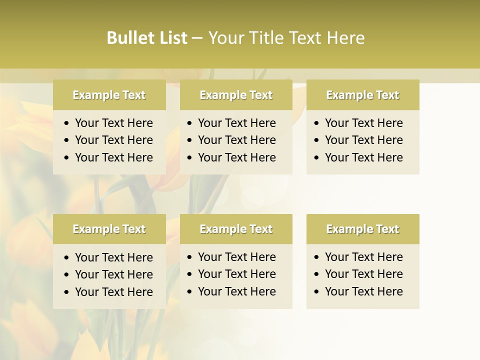 Blossom Plant Agriculture PowerPoint Template