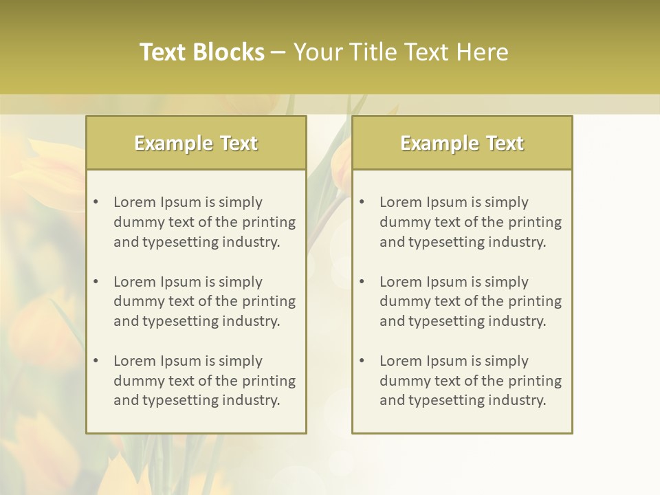 Blossom Plant Agriculture PowerPoint Template