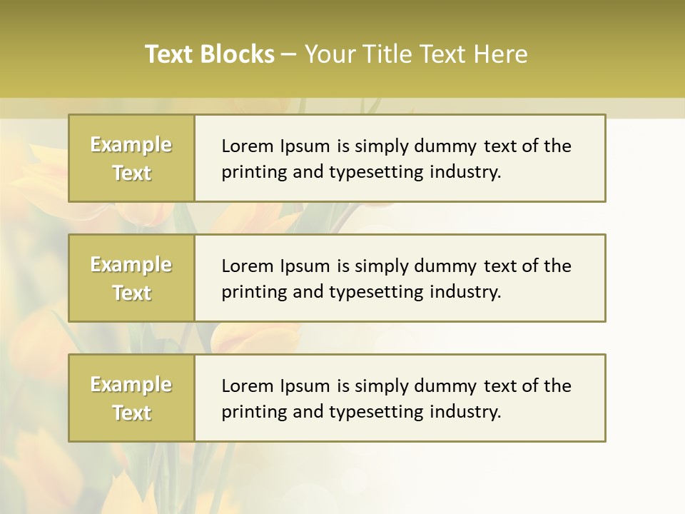 Blossom Plant Agriculture PowerPoint Template