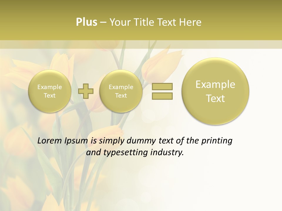 Blossom Plant Agriculture PowerPoint Template