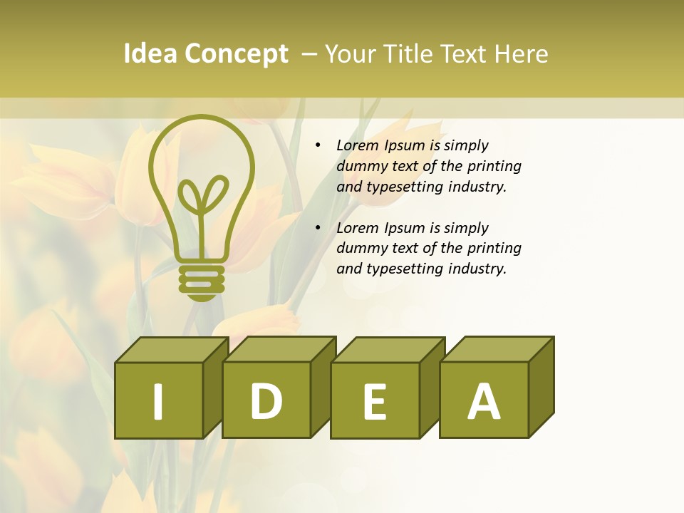 Blossom Plant Agriculture PowerPoint Template