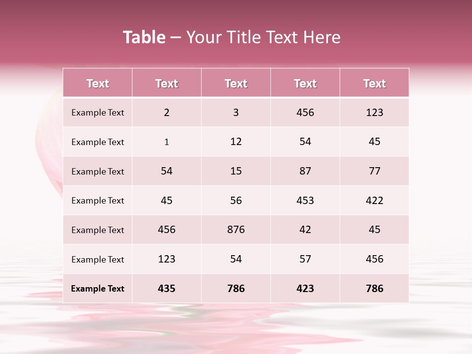 Nature Background Elegant PowerPoint Template