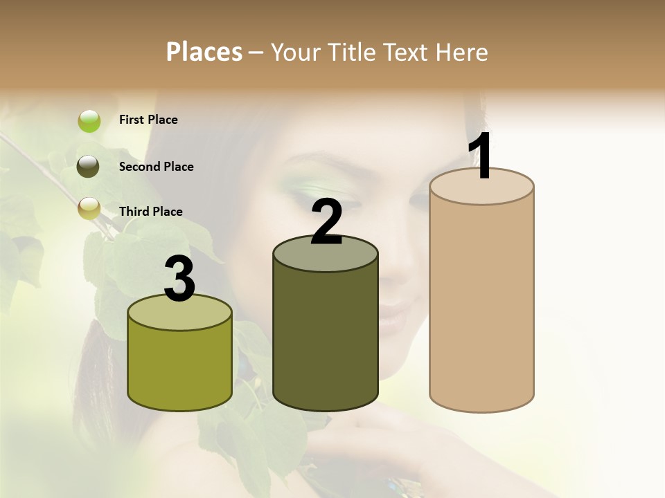 Make Up Perfect Eye PowerPoint Template