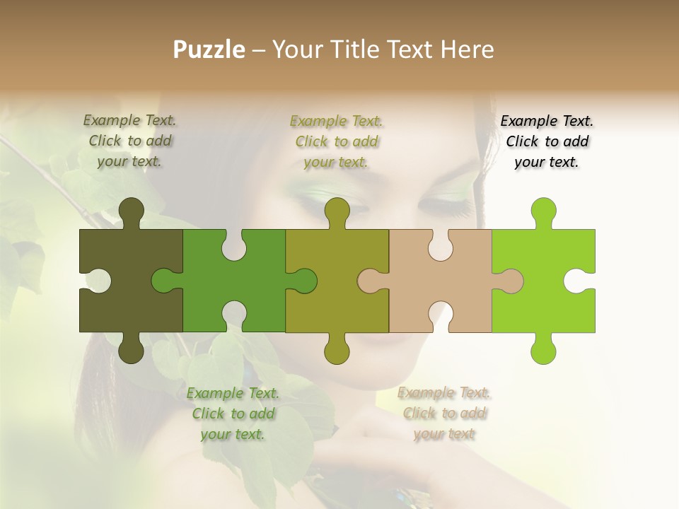 Make Up Perfect Eye PowerPoint Template