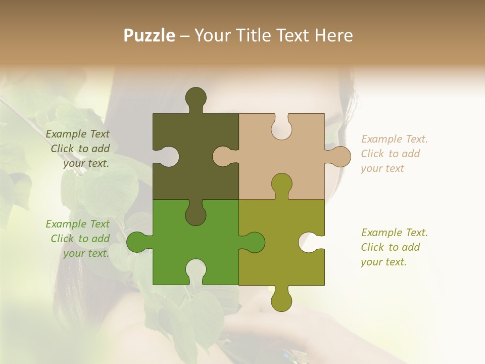 Make Up Perfect Eye PowerPoint Template