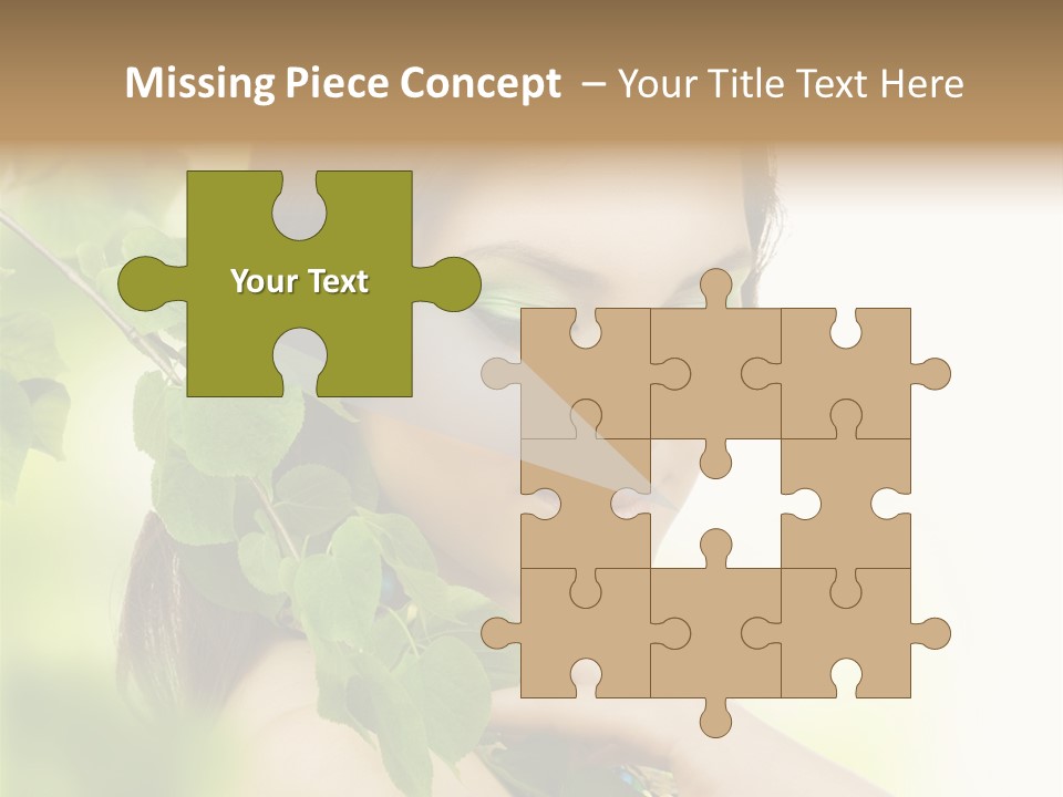 Make Up Perfect Eye PowerPoint Template