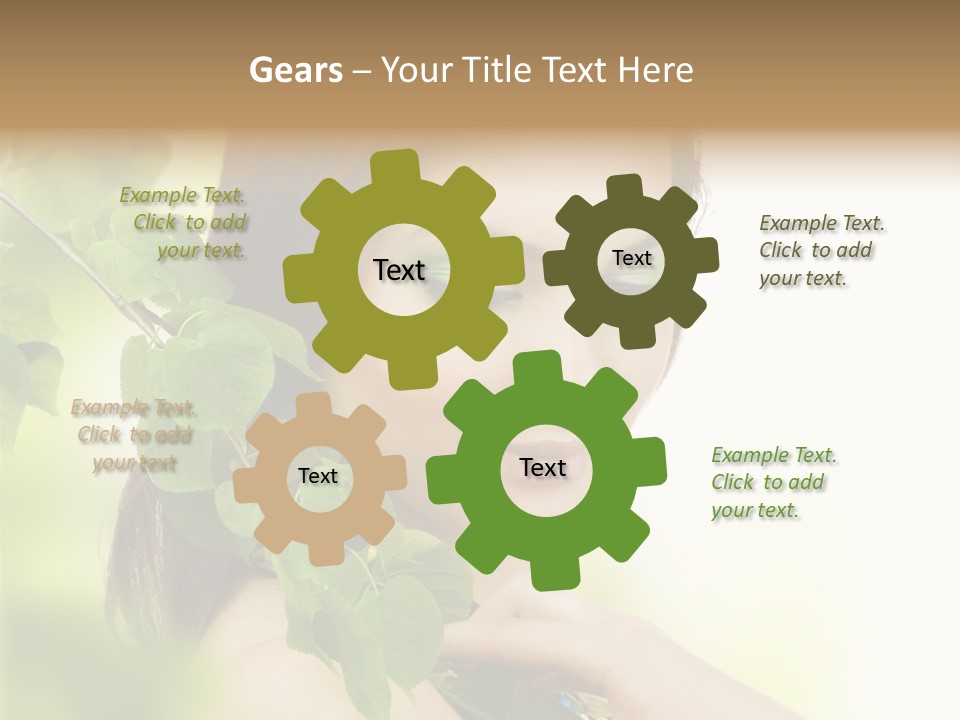 Make Up Perfect Eye PowerPoint Template