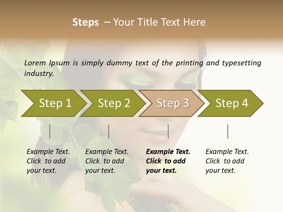 Make Up Perfect Eye PowerPoint Template