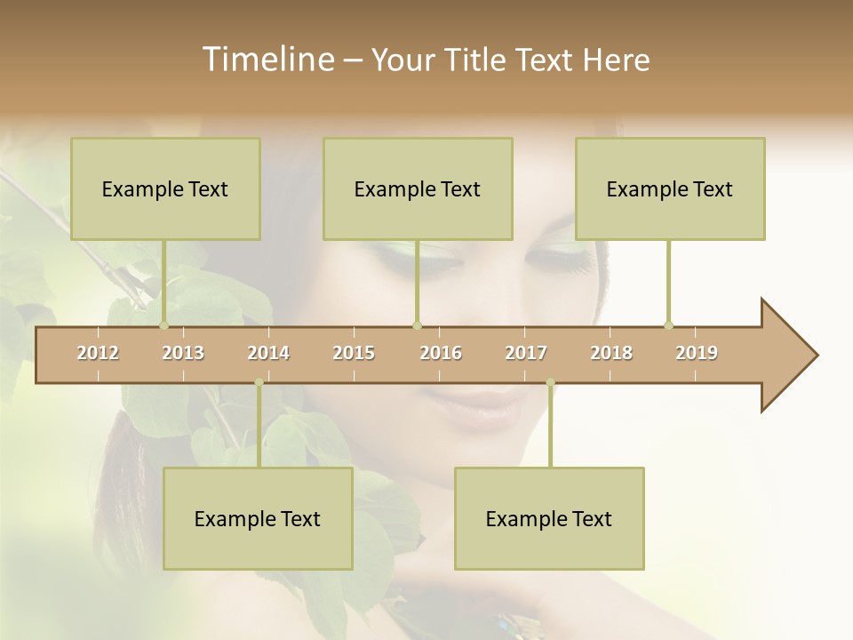 Make Up Perfect Eye PowerPoint Template