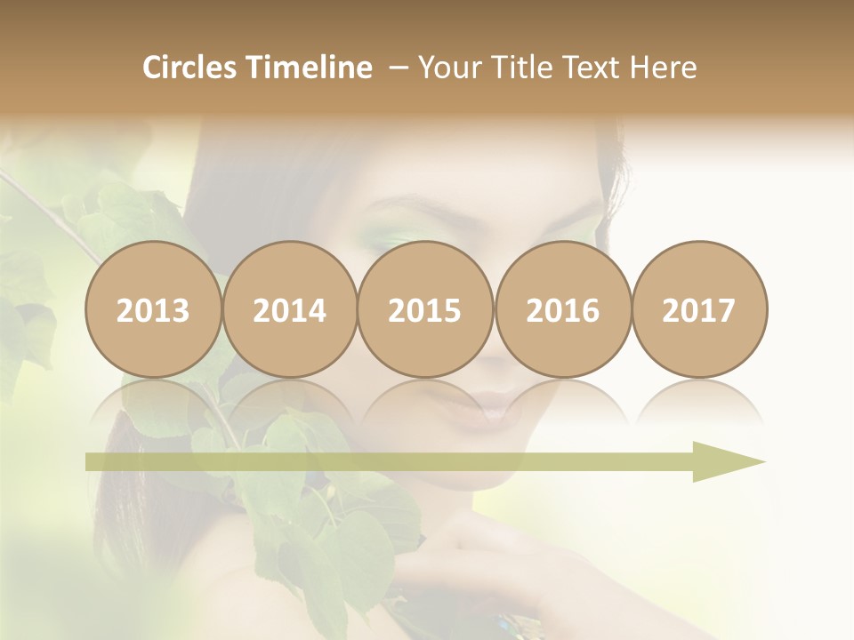 Make Up Perfect Eye PowerPoint Template