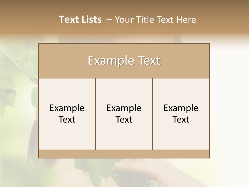 Make Up Perfect Eye PowerPoint Template