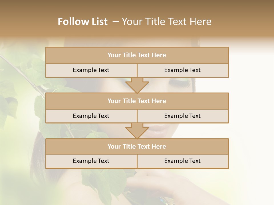 Make Up Perfect Eye PowerPoint Template