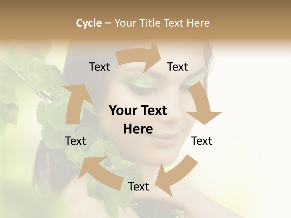 Make Up Perfect Eye PowerPoint Template